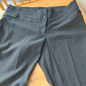 Suzy Shier Women's Black High Waisted Black Dress Pants Size 15/16